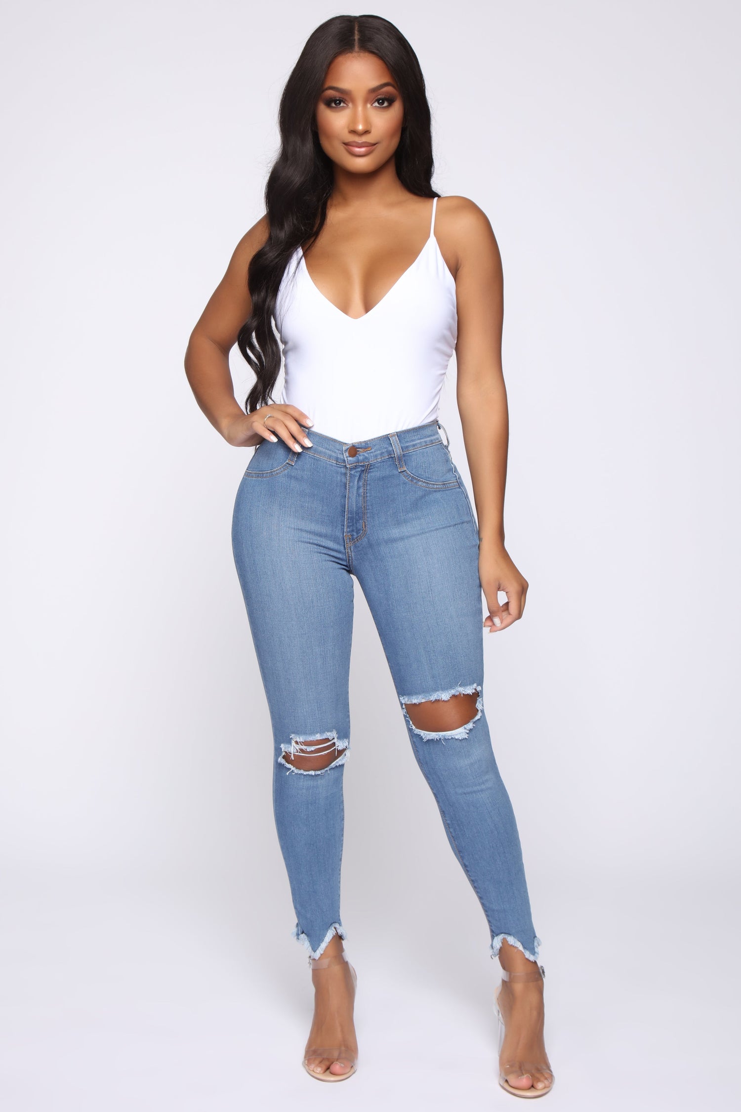 Well Played Jeans - Medium Blue Wash