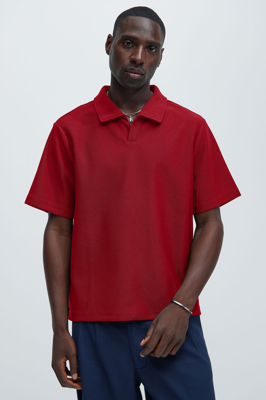 Turner Short Sleeve Polo - Red