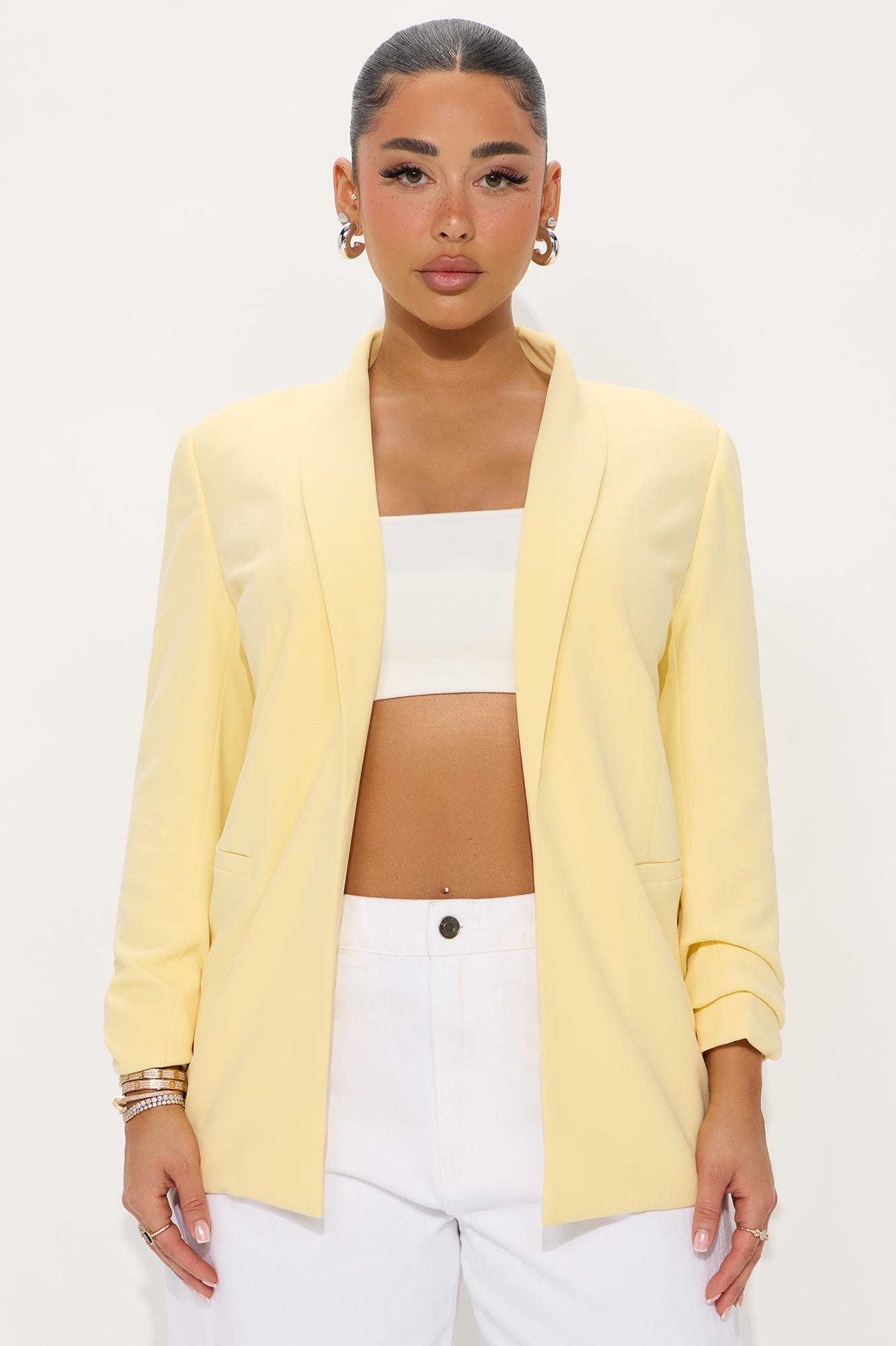 The Celine Blazer - Butter Yellow