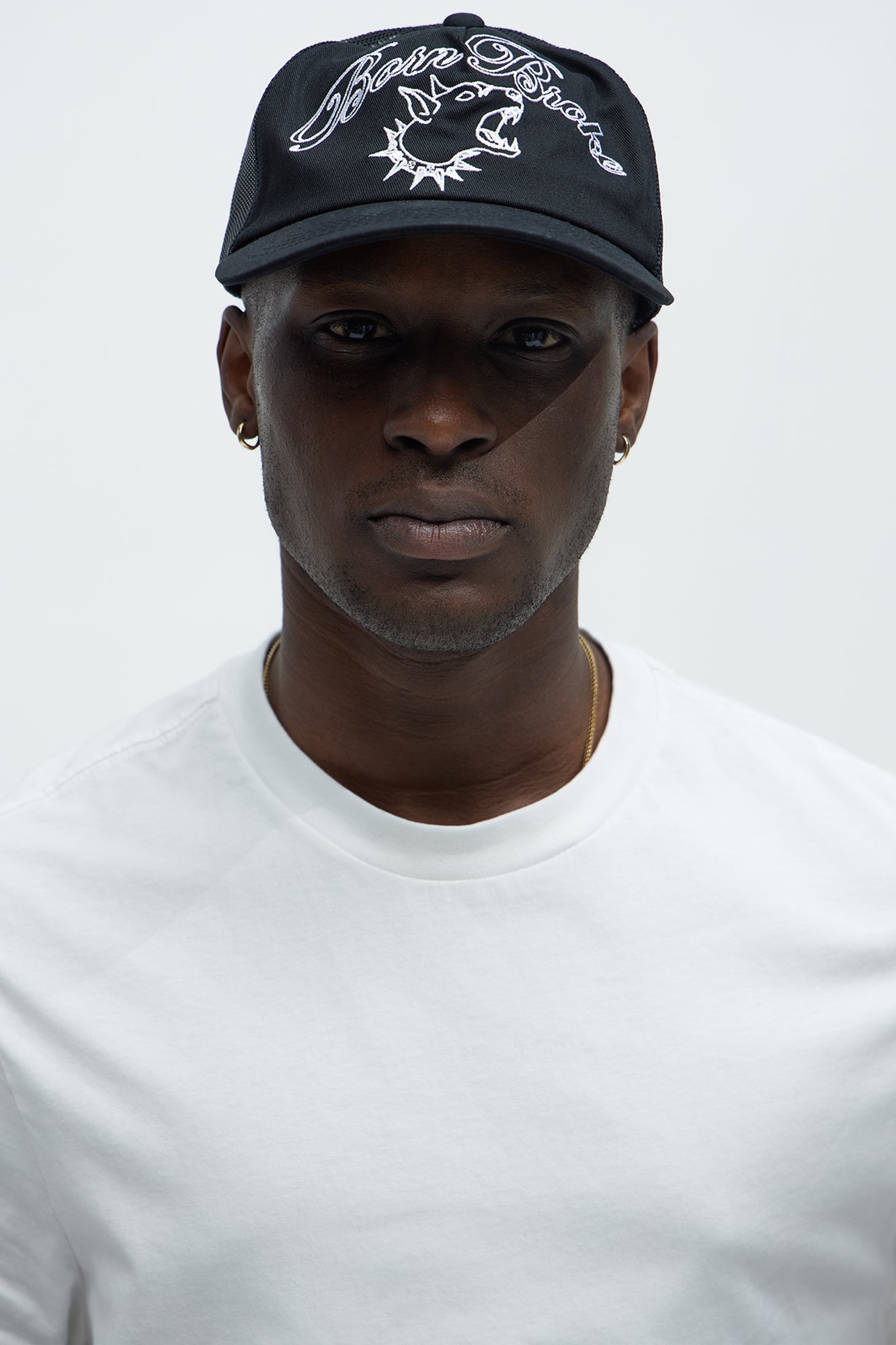 Born Broke Die Rich Unstructured Snapback Hat - Black