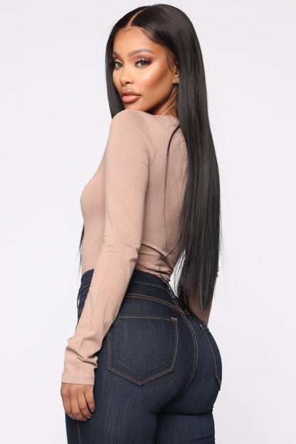 Your Everyday Long Sleeve Tee - Taupe