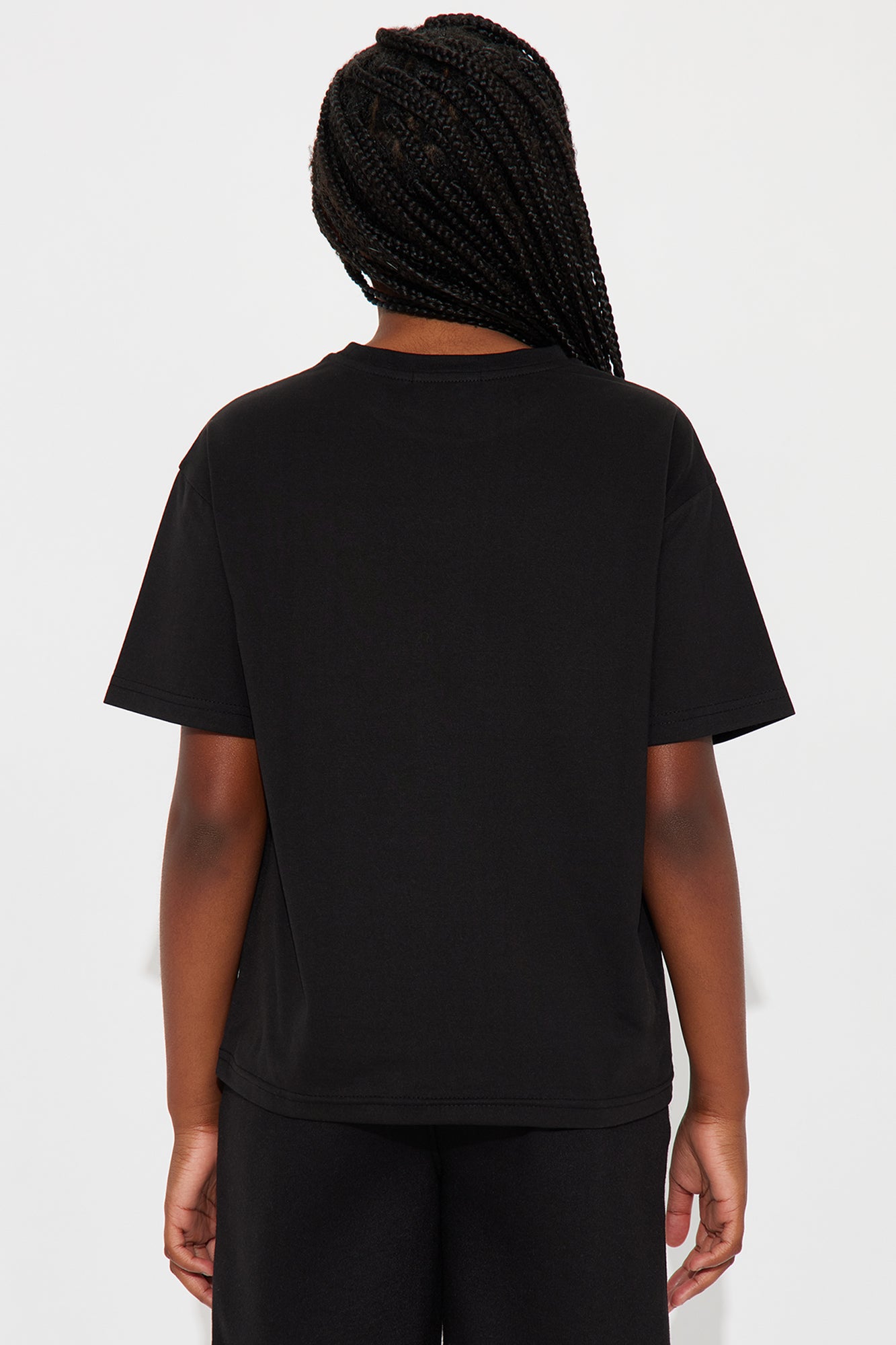 Mini Everything Did Short Set - Black