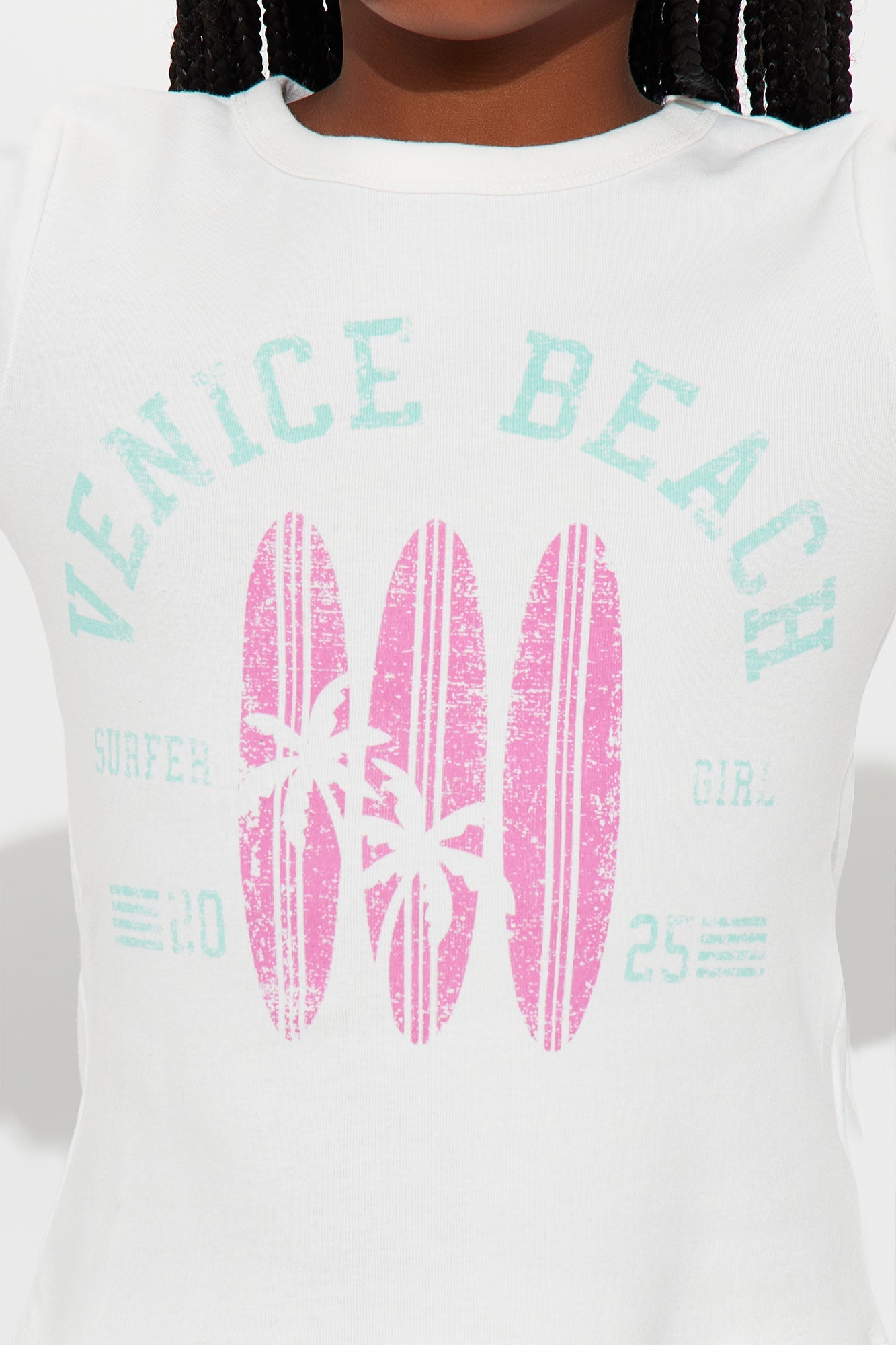 Mini Venice Beach Surfing Pant Set - Mint/combo