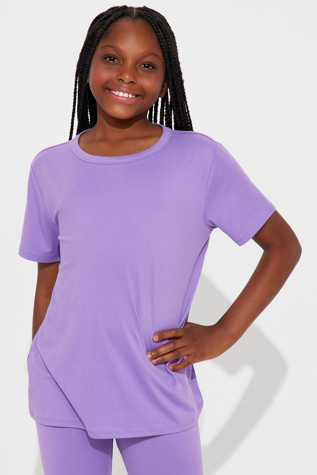Mini Weekend Vibes Short Set - Purple