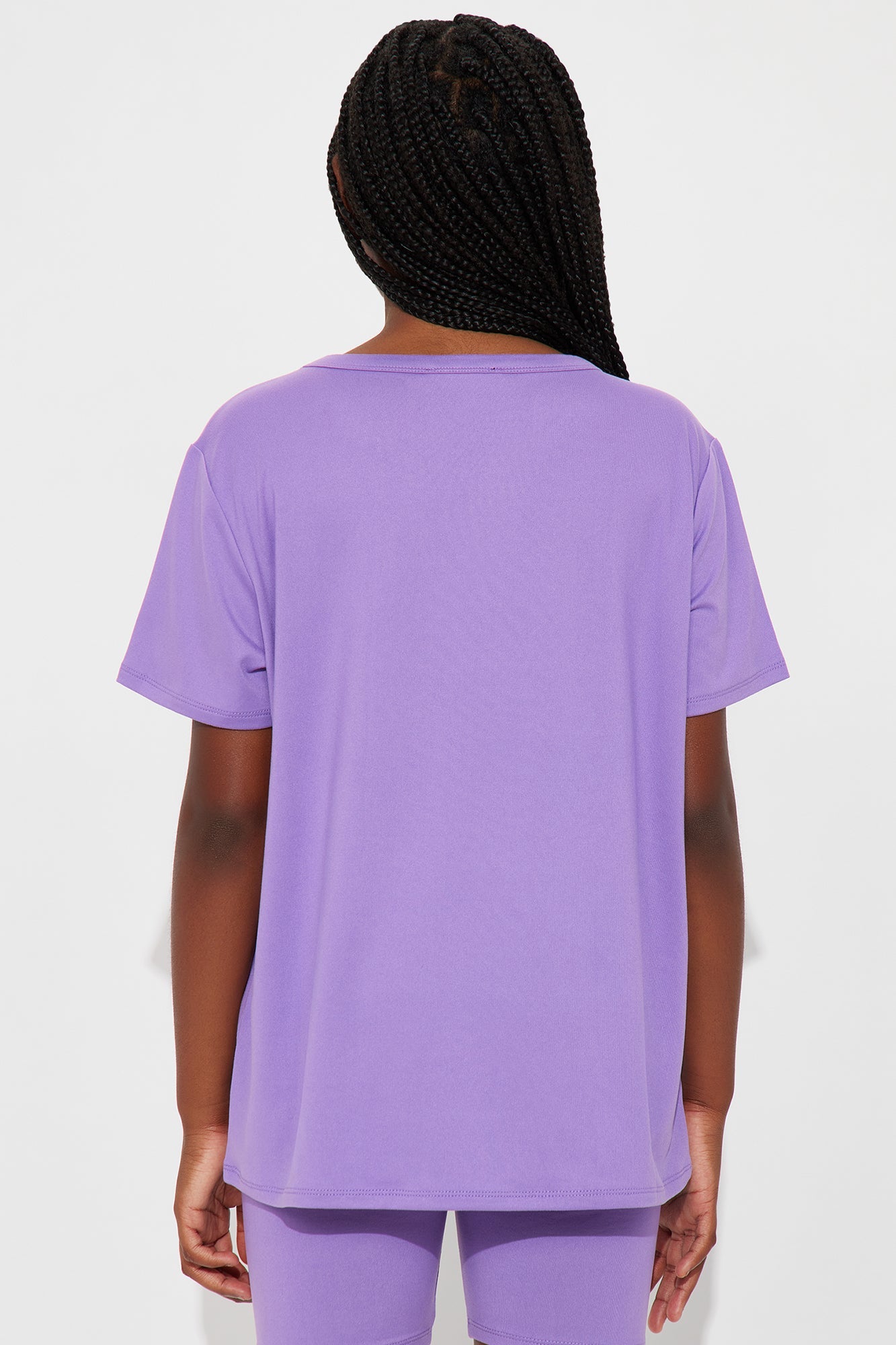 Mini Weekend Vibes Short Set - Purple