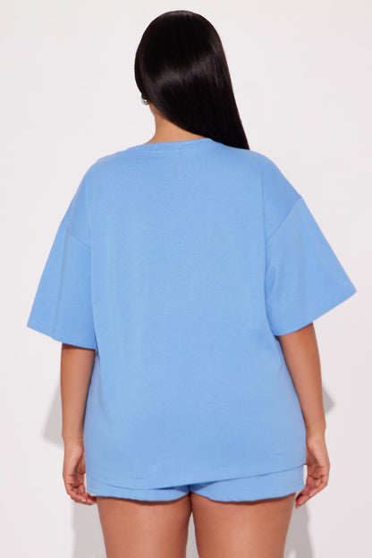 City Of Dreamers Short Set - Blue