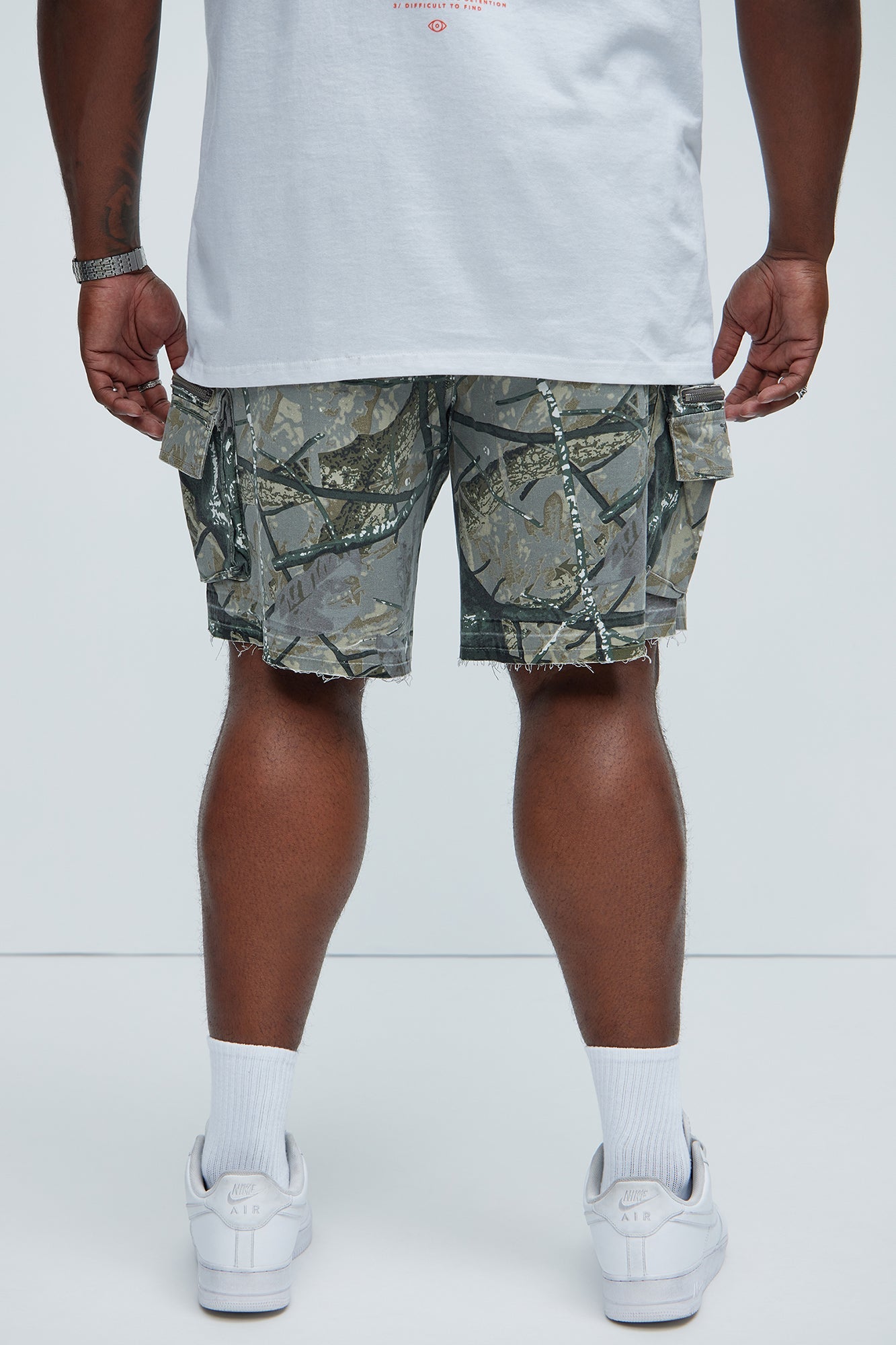 Deylen Cargo Relaxed Shorts - Camouflage