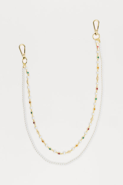Wantagh Beaded Pants Chain - Gold