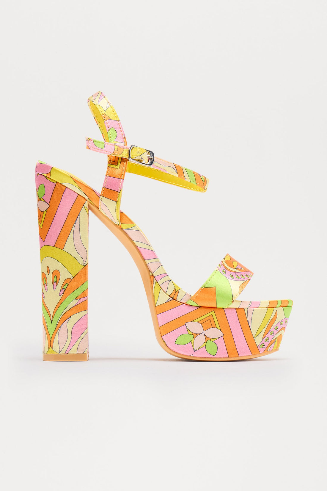 Skyline Ultra Platform Heels - Pink/combo