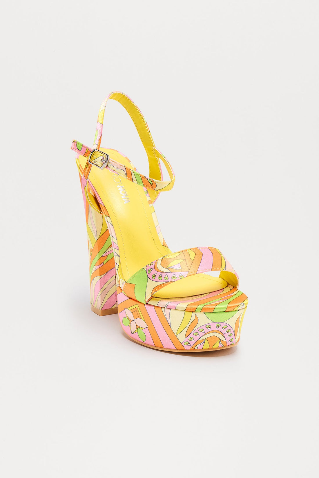 Skyline Ultra Platform Heels - Pink/combo