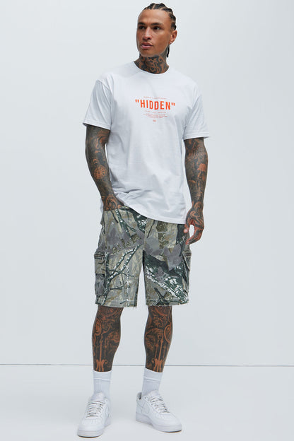 Deylen Cargo Relaxed Shorts - Camouflage