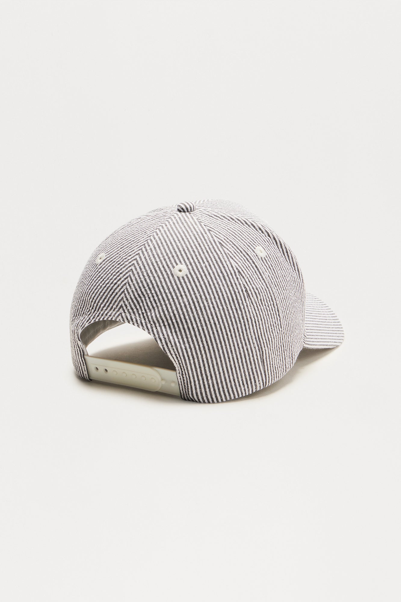 Pinstriped Snapback Hat - Grey/combo