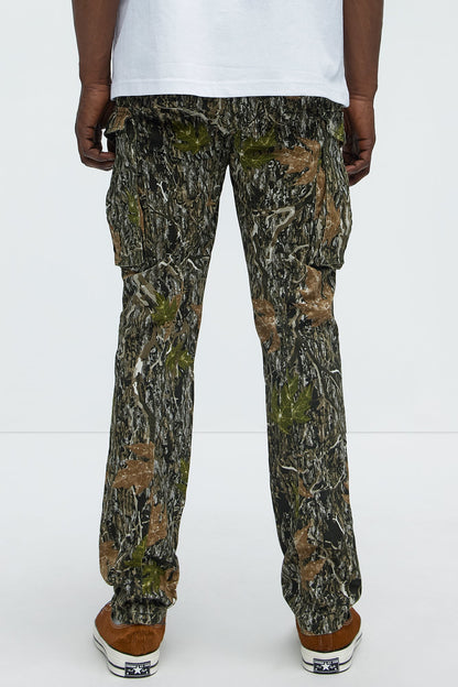 Summer Games Slim Cargo Pants - Green/combo