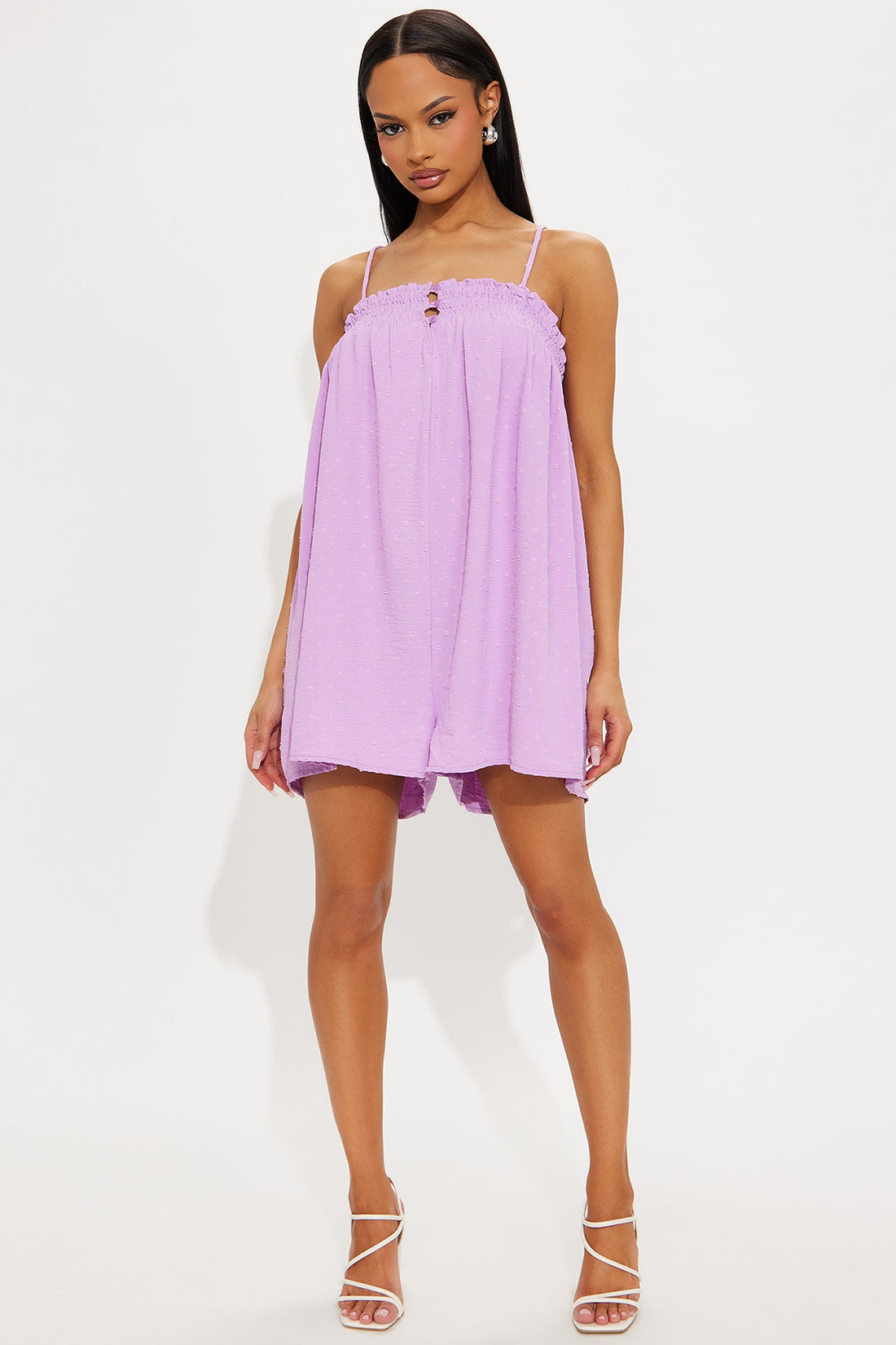 Dreaming Of Sunshine Romper - Lilac