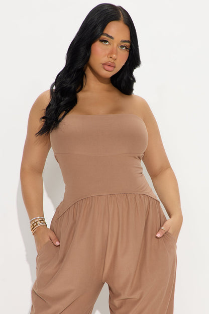 Jasmine Jumpsuit - Mocha