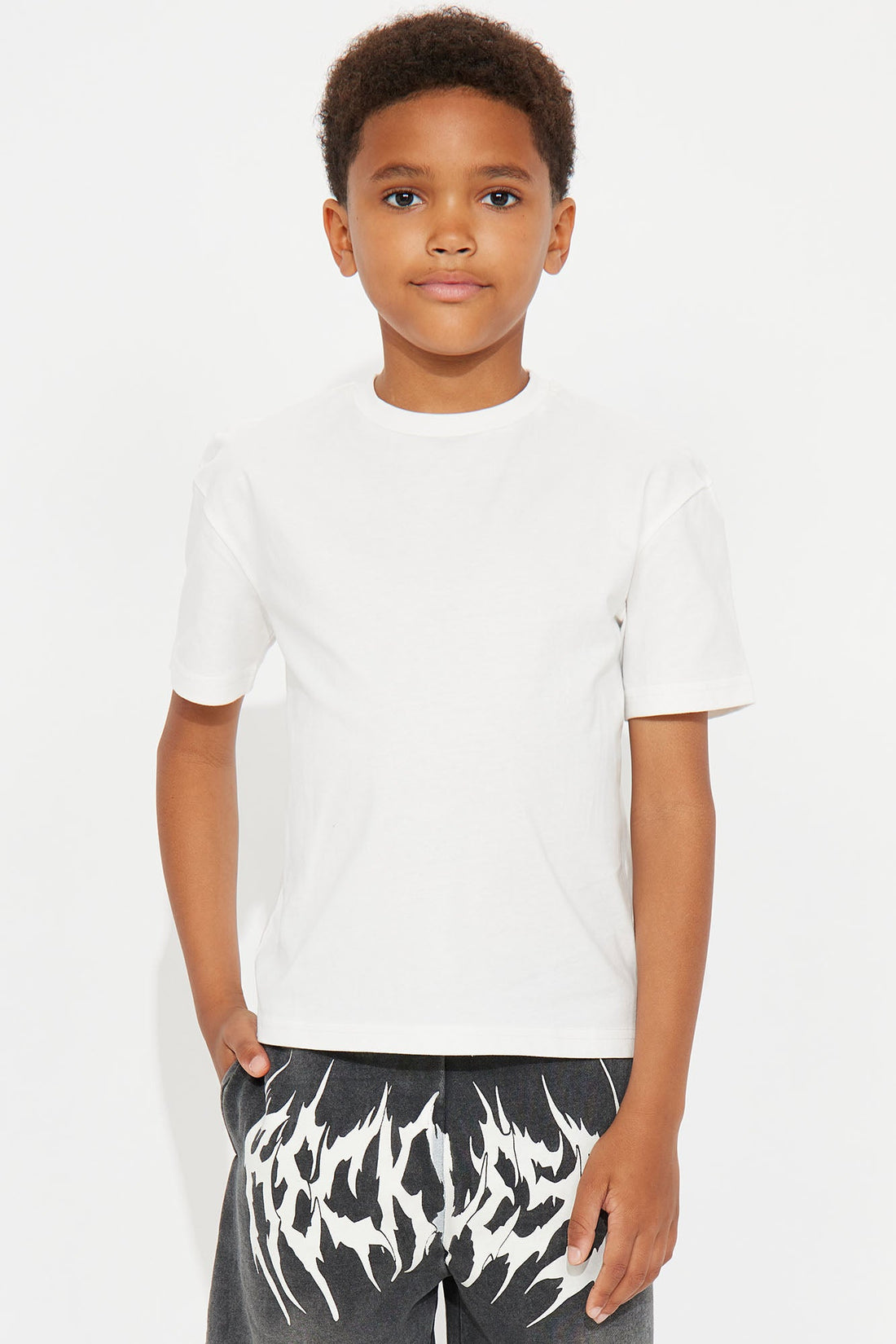 Mini FN Essential Crew Tees 3 Pack - White