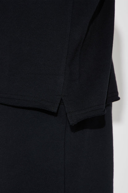 I Like How It Looks Oversized Terry Short Sleeve Tee - Black
