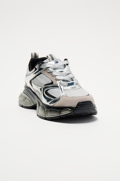 Right Direction Platform Sneakers - Silver