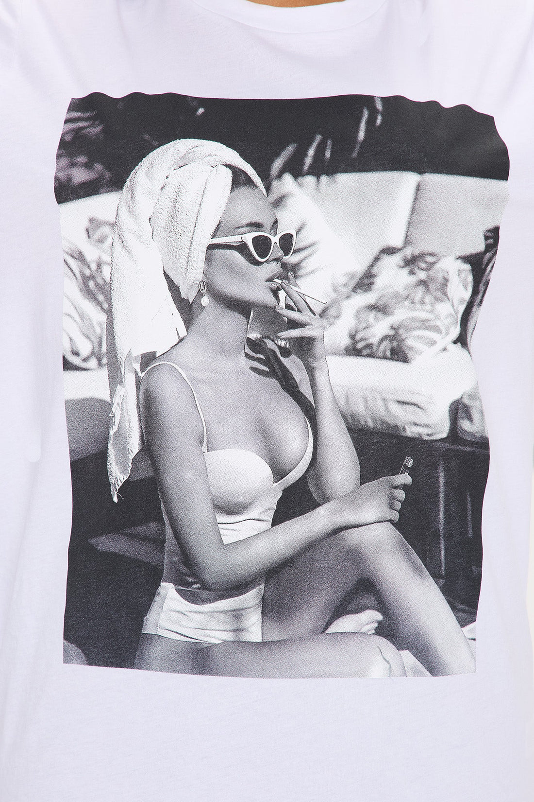 Lost Your Chance Oversized Tee - White