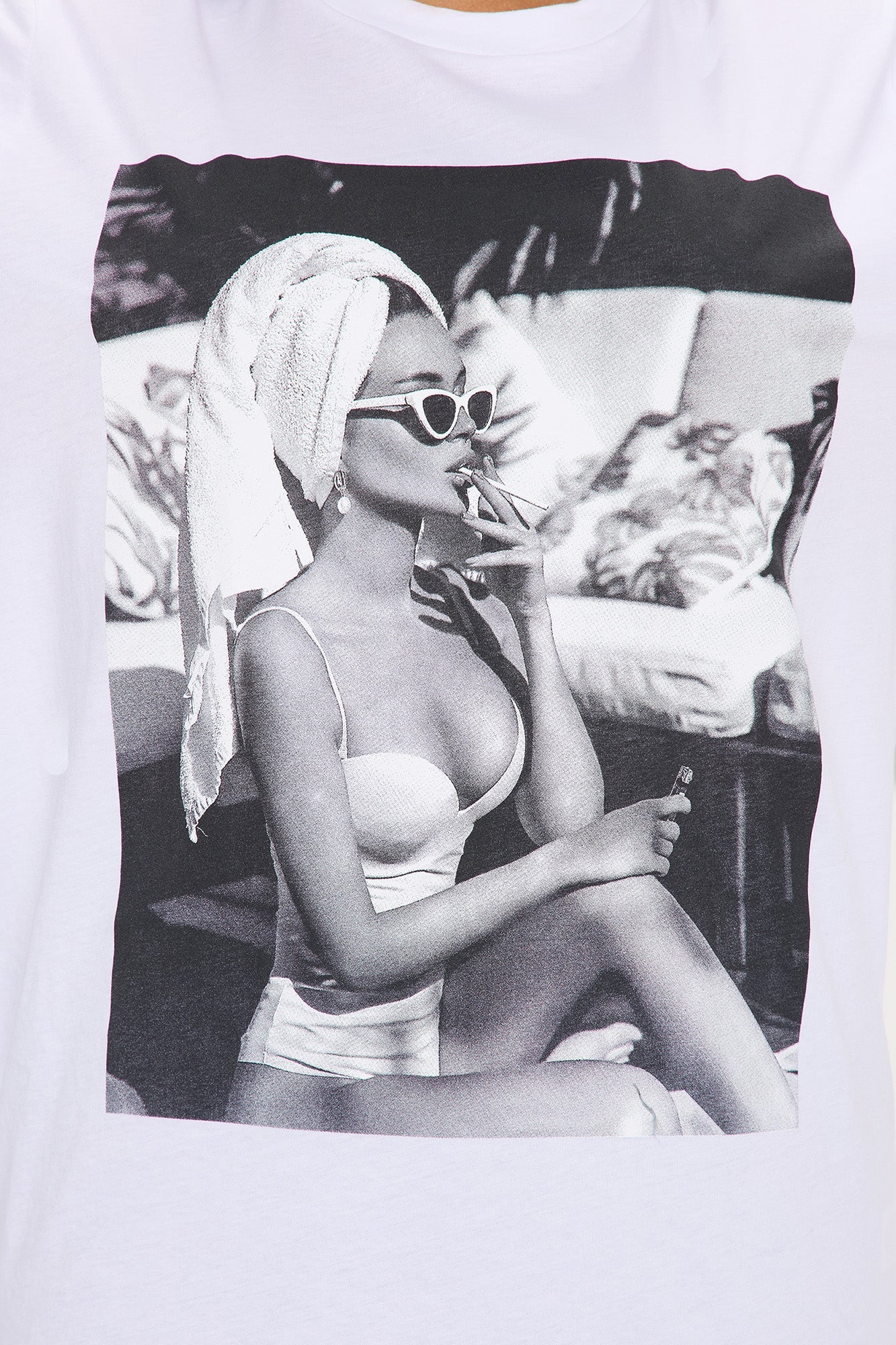 Lost Your Chance Oversized Tee - White