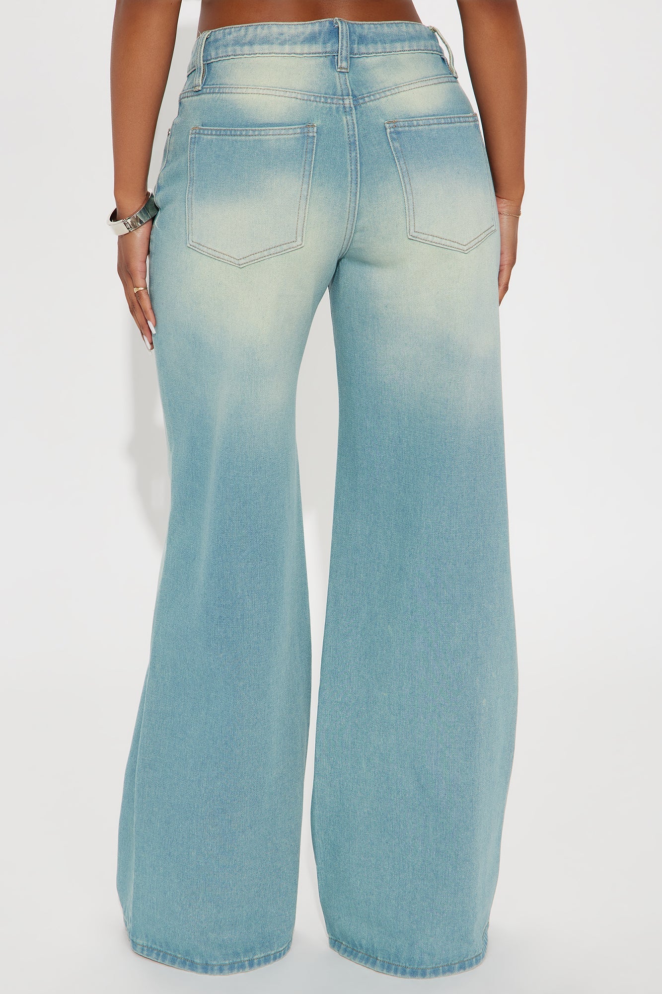 Charlotte Wide Leg Jeans - Vintage Wash