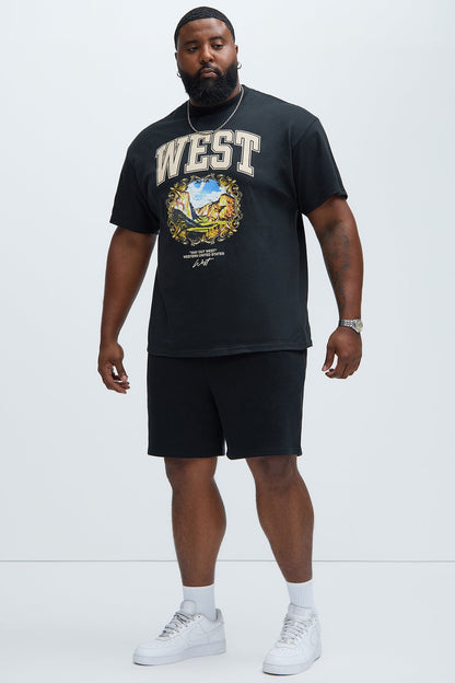 Tyson Sweatshort - Black