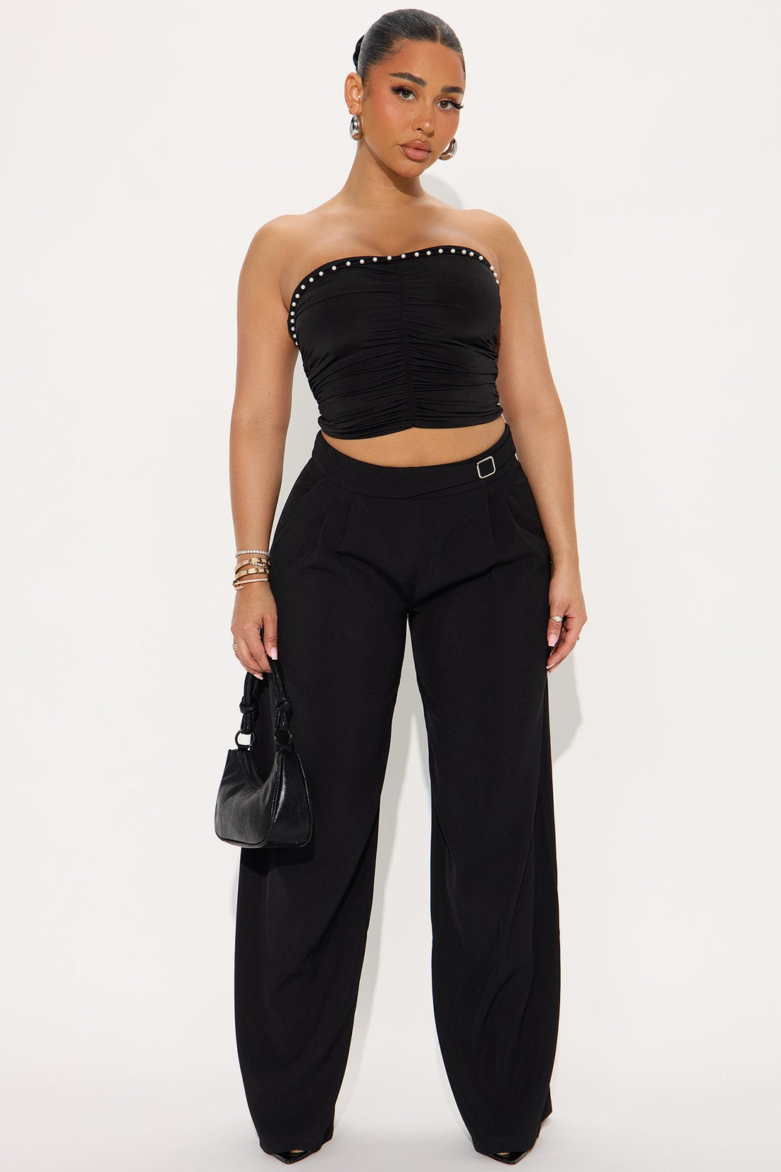 By Your Side Trouser - Black