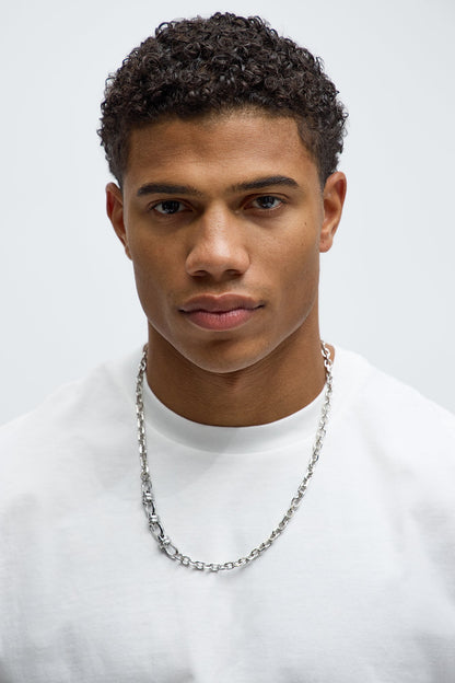 Mustang Chain Necklace - Silver
