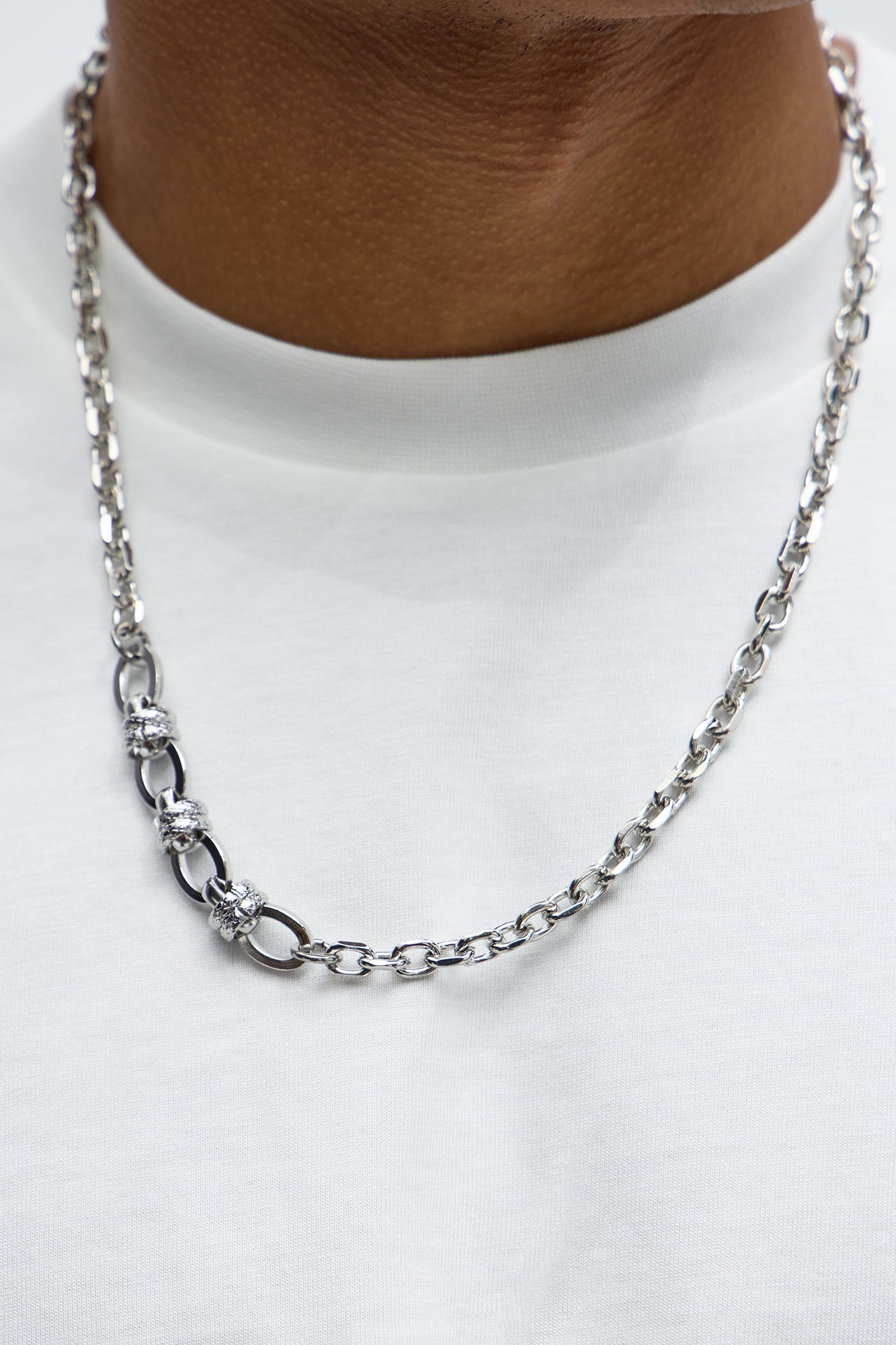 Mustang Chain Necklace - Silver