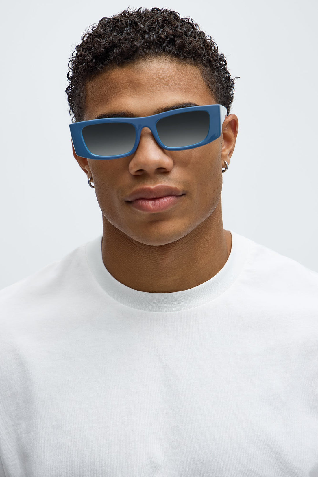 Pulse Rectangle Sunglasses - Blue