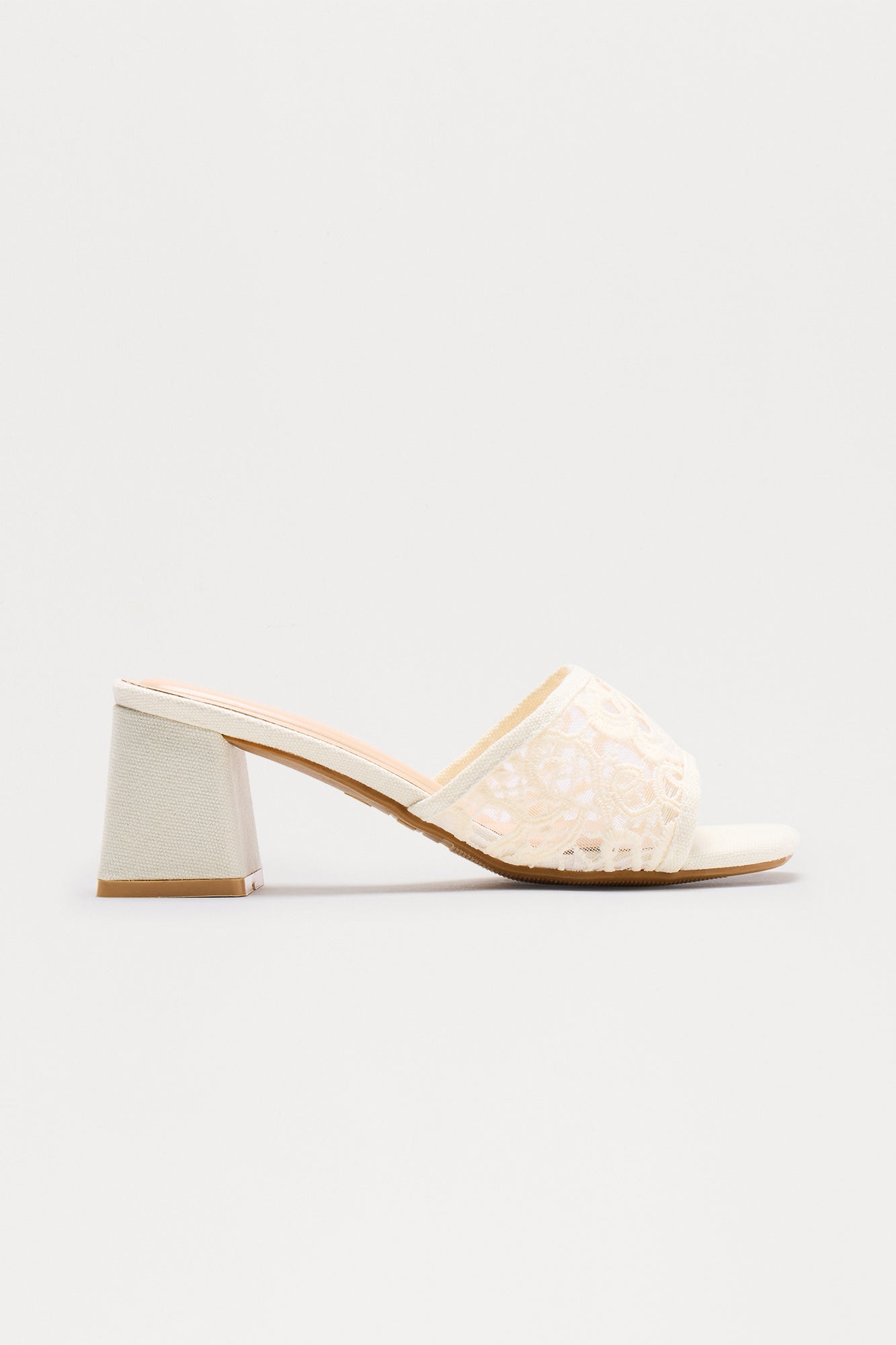 Clayton Crochet Mules - Ivory