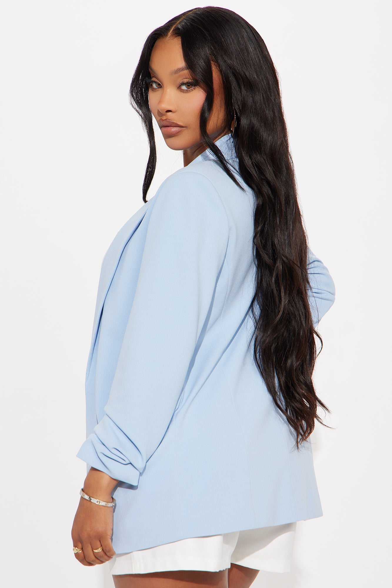 The Celine Blazer - Light Blue