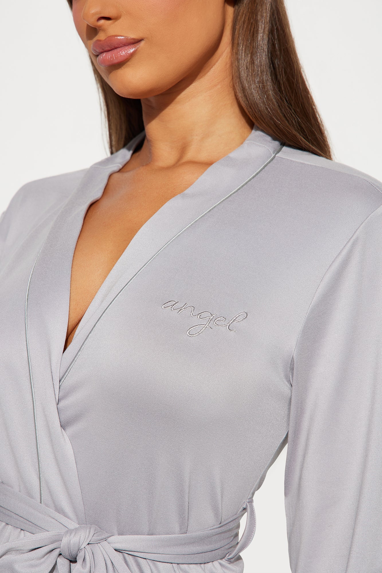 Too Busy Relaxing PJ Robe - Grey