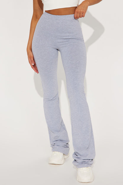 Tall Adriana Flare Pant - Heather Grey