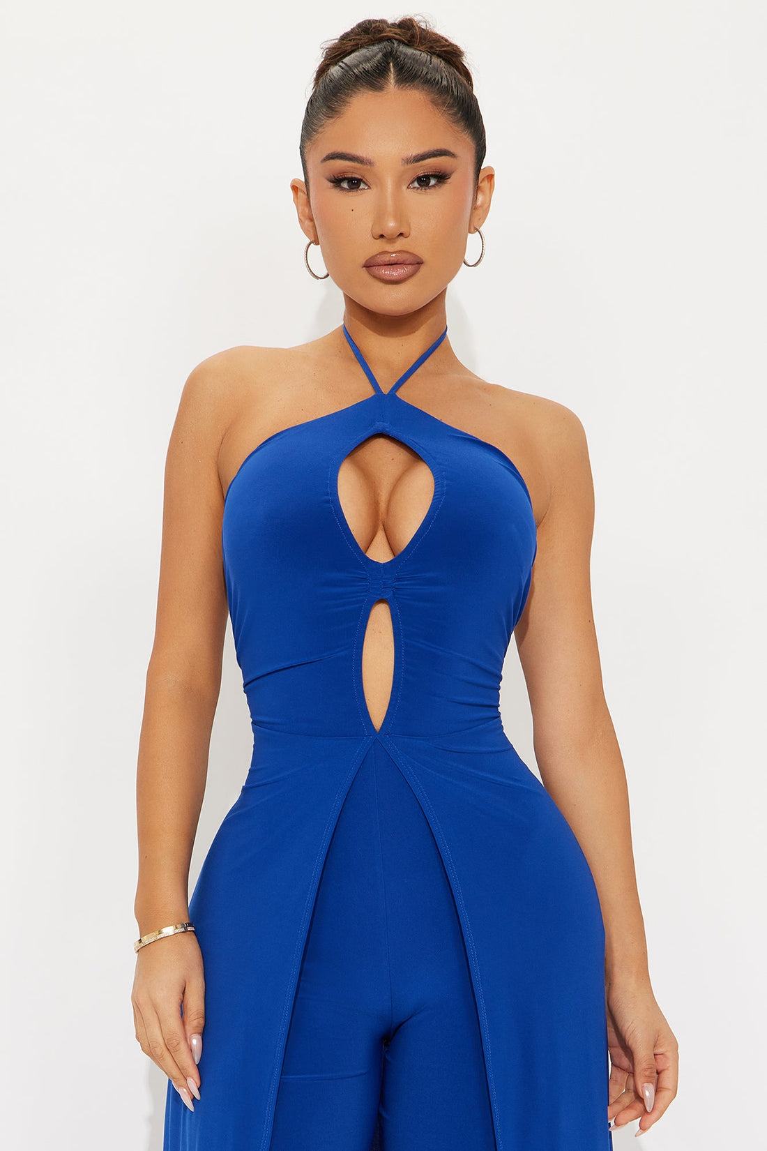 Liana Straight Leg Jumpsuit - Royal