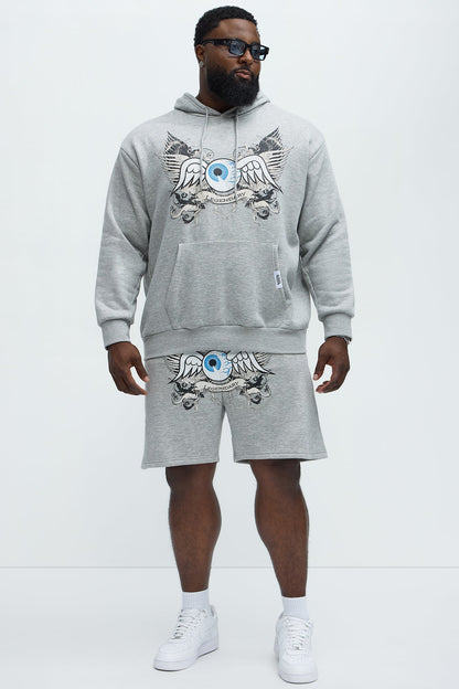 Von Dutch Legendary Sweatshorts - Heather Grey