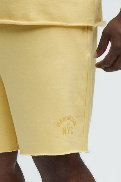 Manhattan Sweatshorts - Yellow