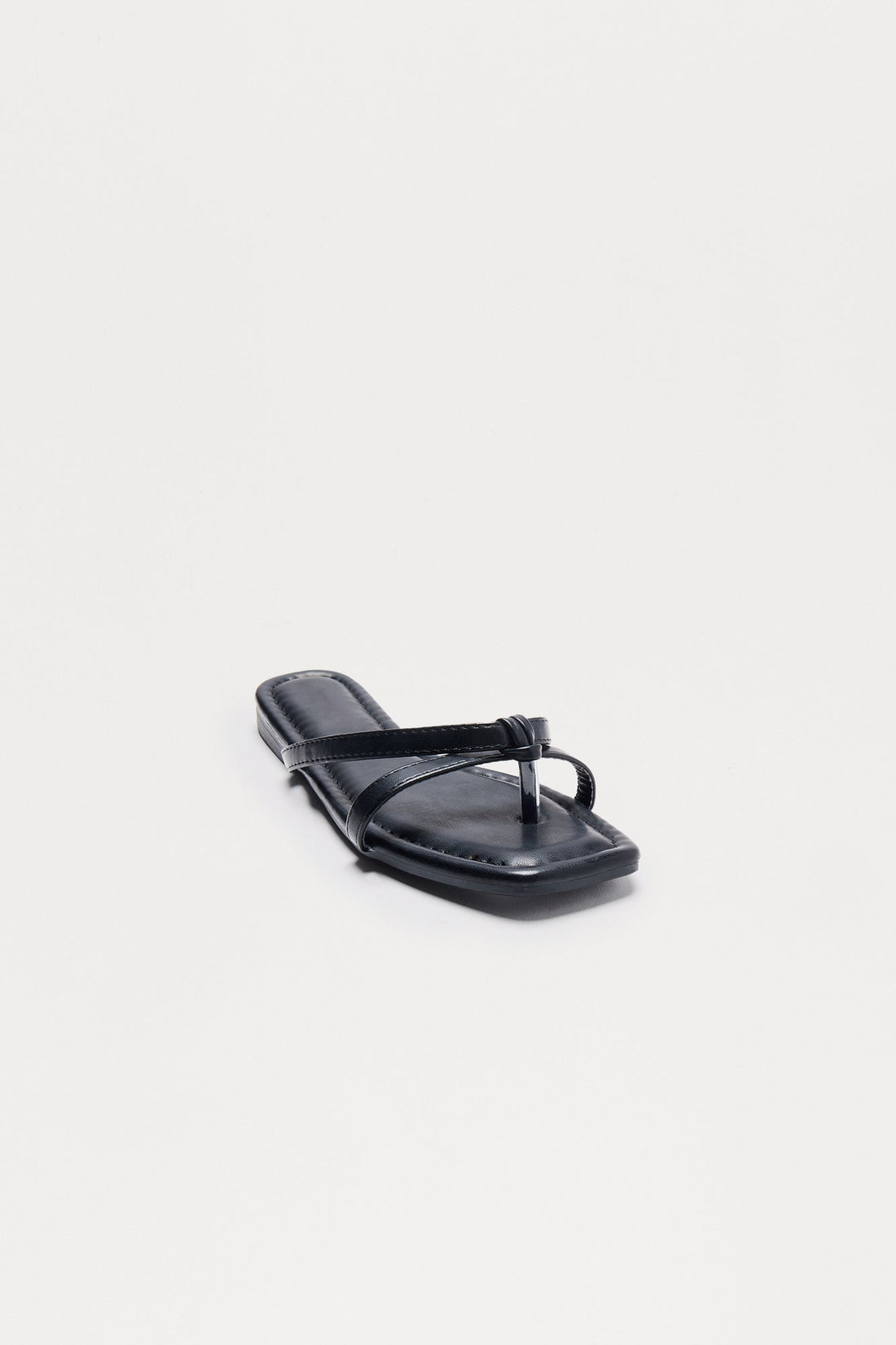 Carina Square Toe Sandals - Black