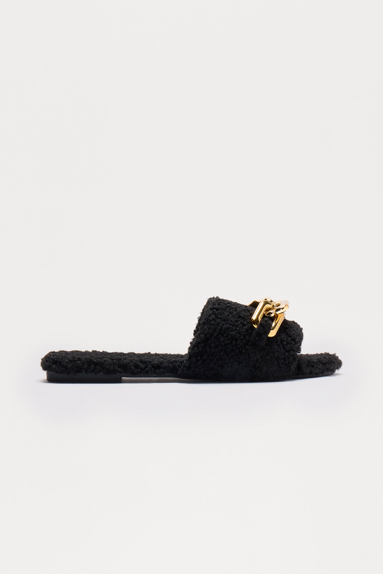 Grady Sherpa Hardware Sandals - Black