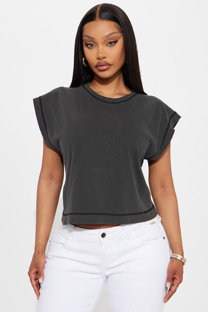 True Exception Crew Neck Tee - Black