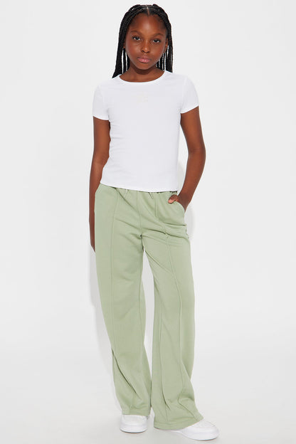 Mini Pay No Attention Lounge Pant - Sage