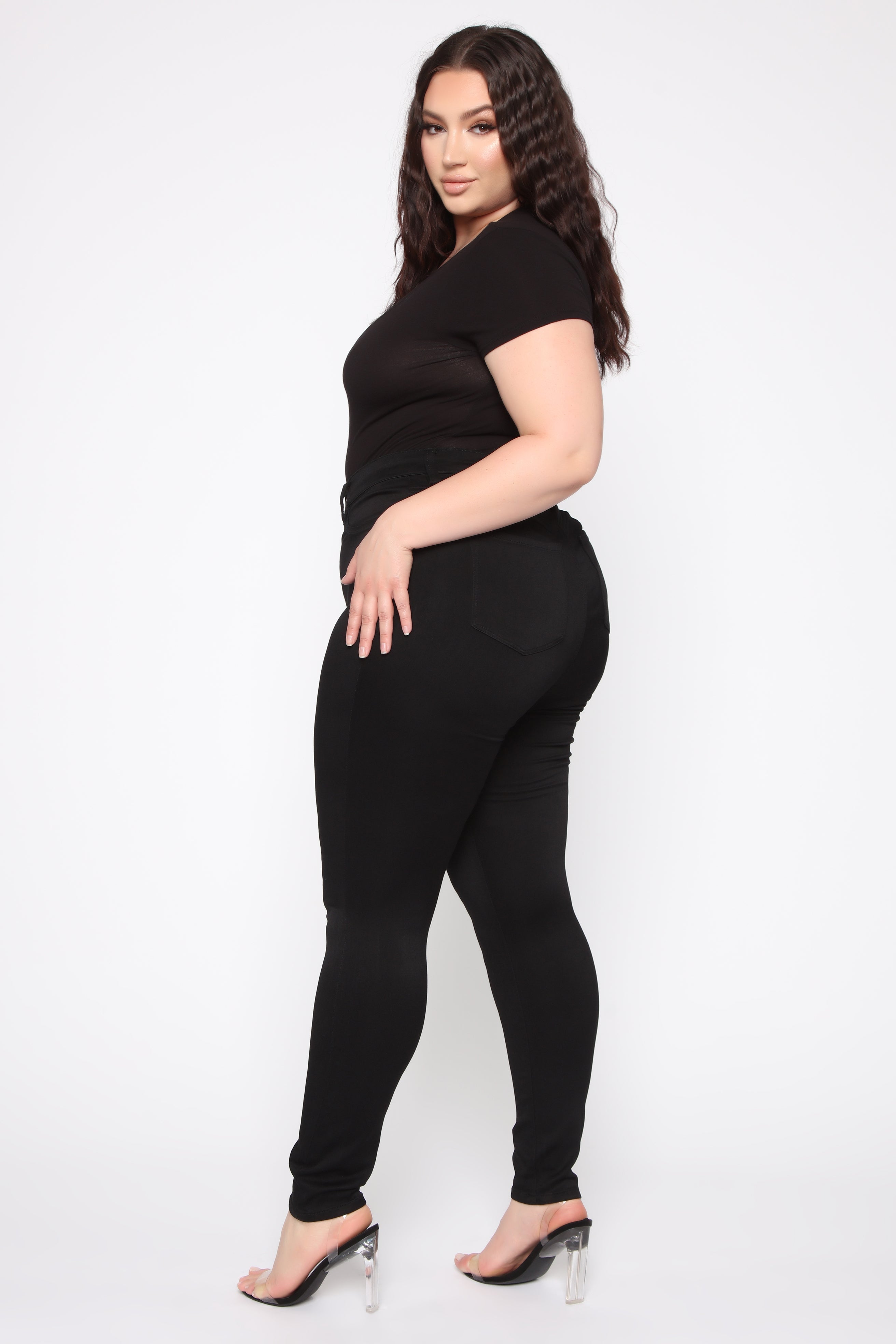 Eva Super Soft Curvy Skinny Jean - Black