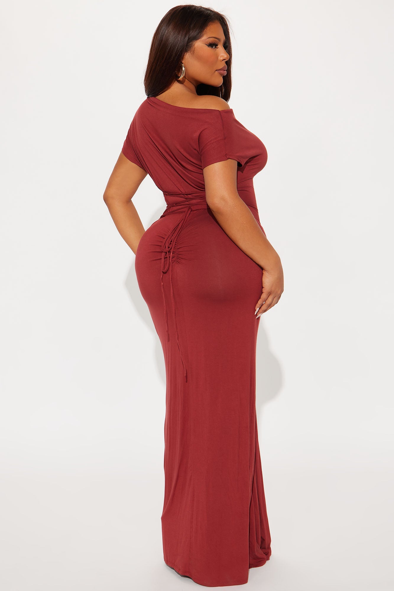 Feels Like Karma Maxi Dress - Rust
