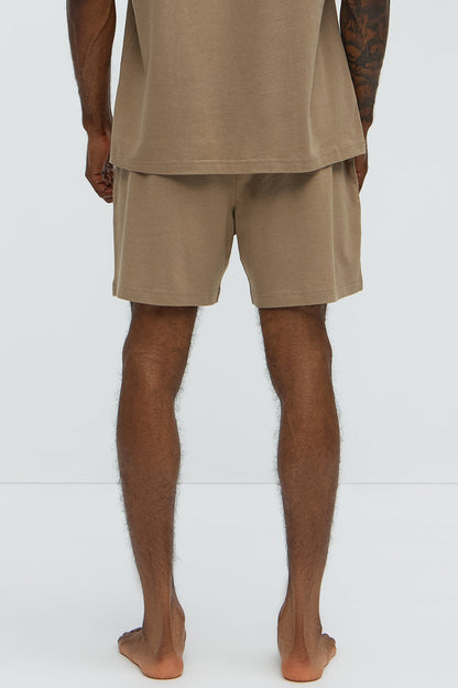 Essential Modal Lounge Shorts - Taupe