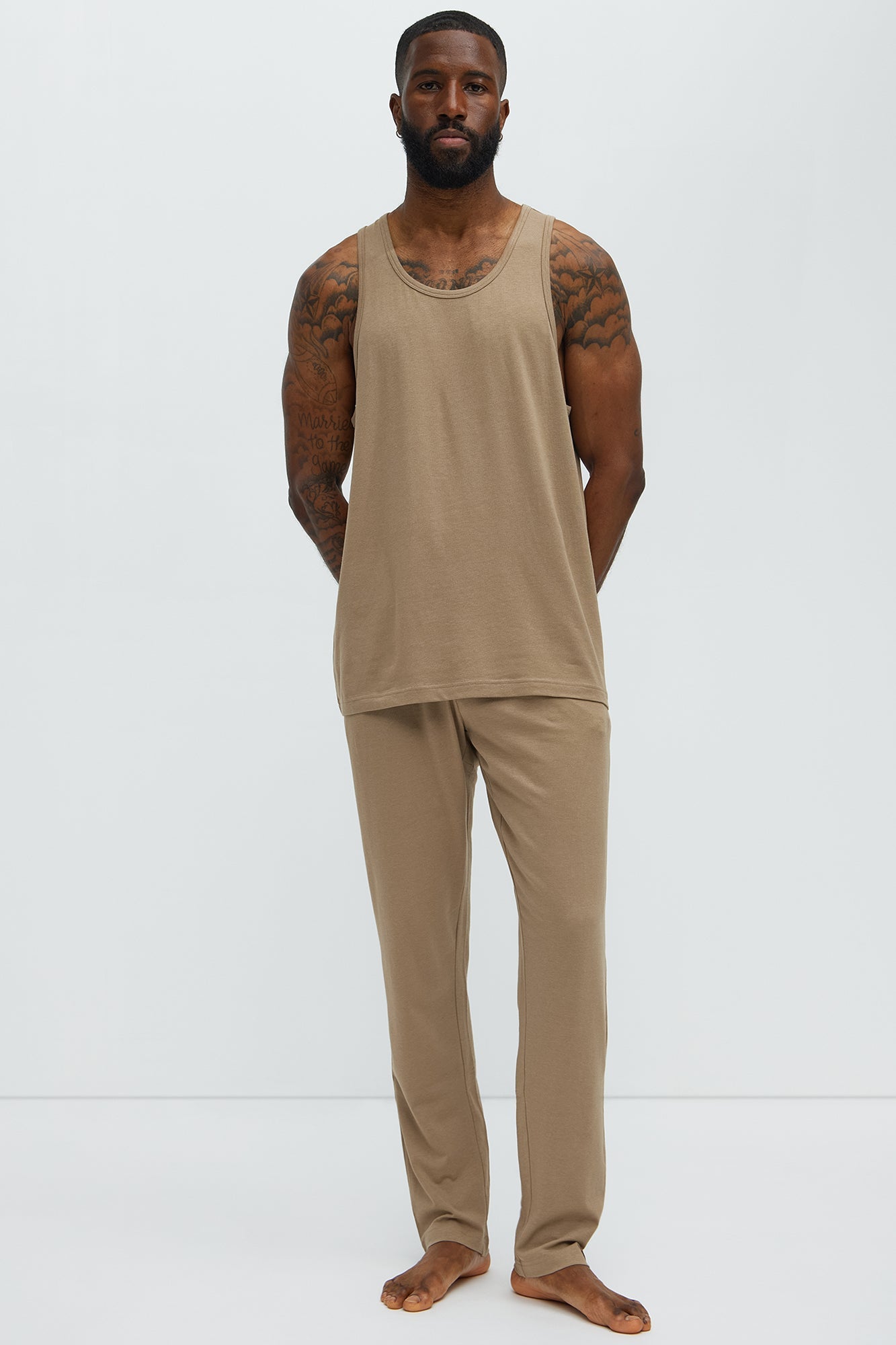Essential Modal Lounge Pants - Taupe