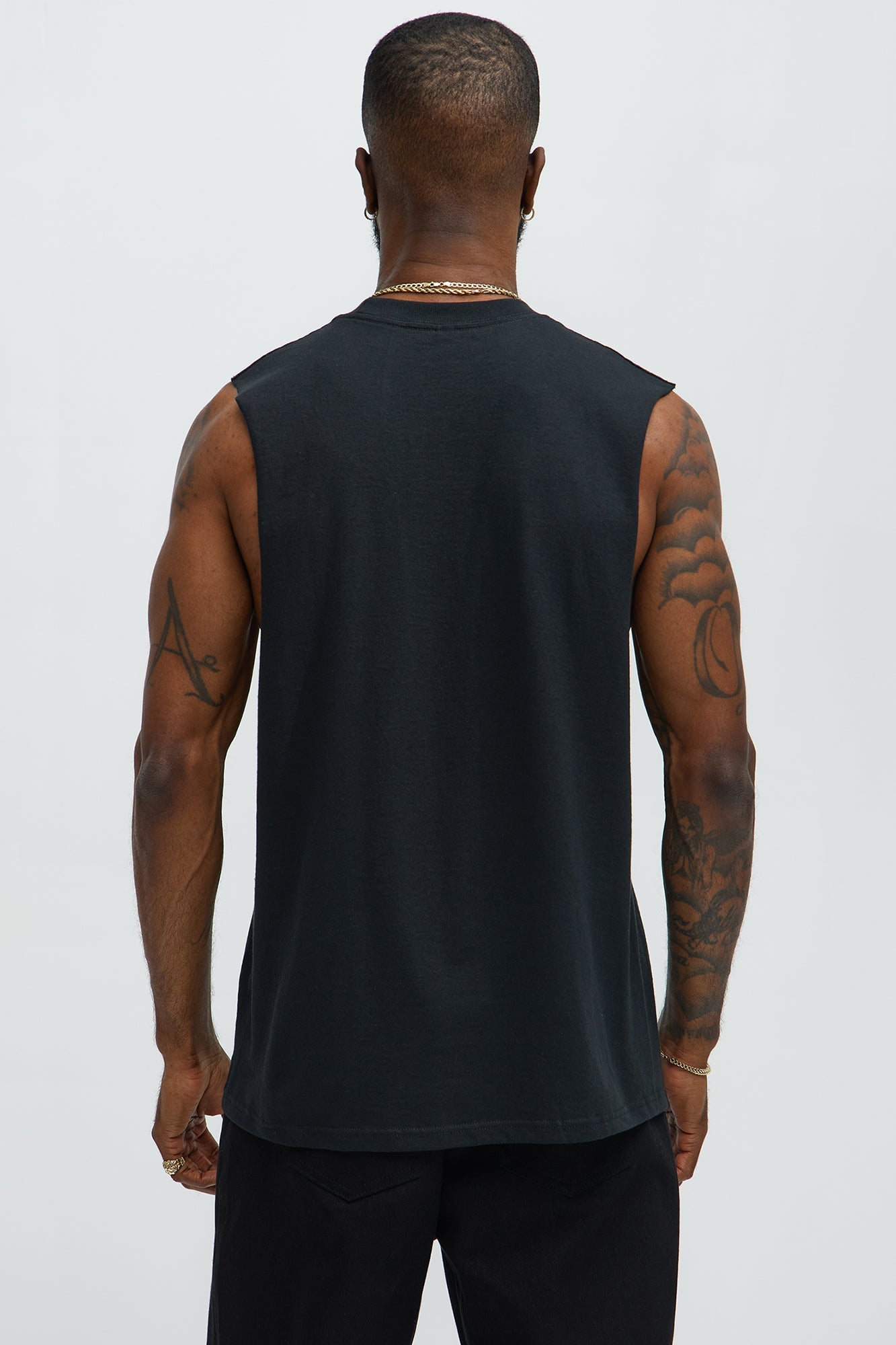 Saint Valley Crest Muscle Tee - Black
