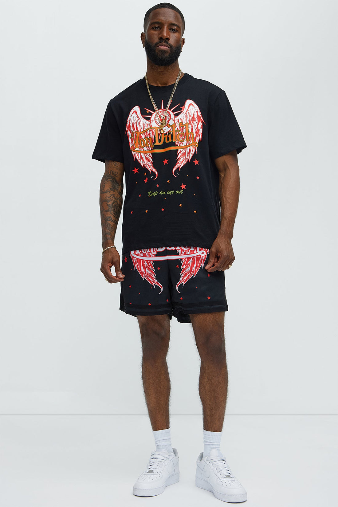 Von Dutch An Eye Out Short Sleeve Tee - Black