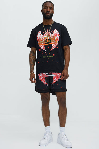 Von Dutch An Eye Out Short Sleeve Tee - Black