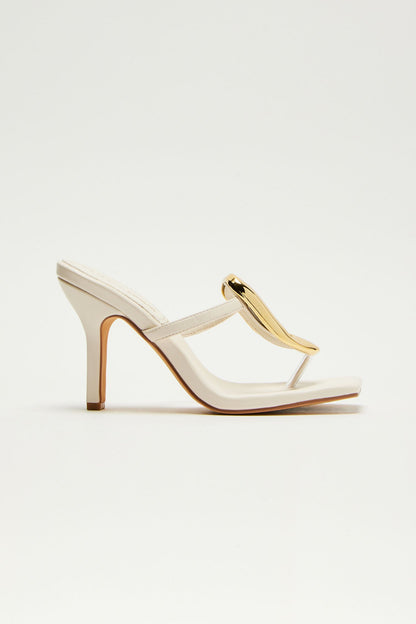 Social Season Mules - Cream