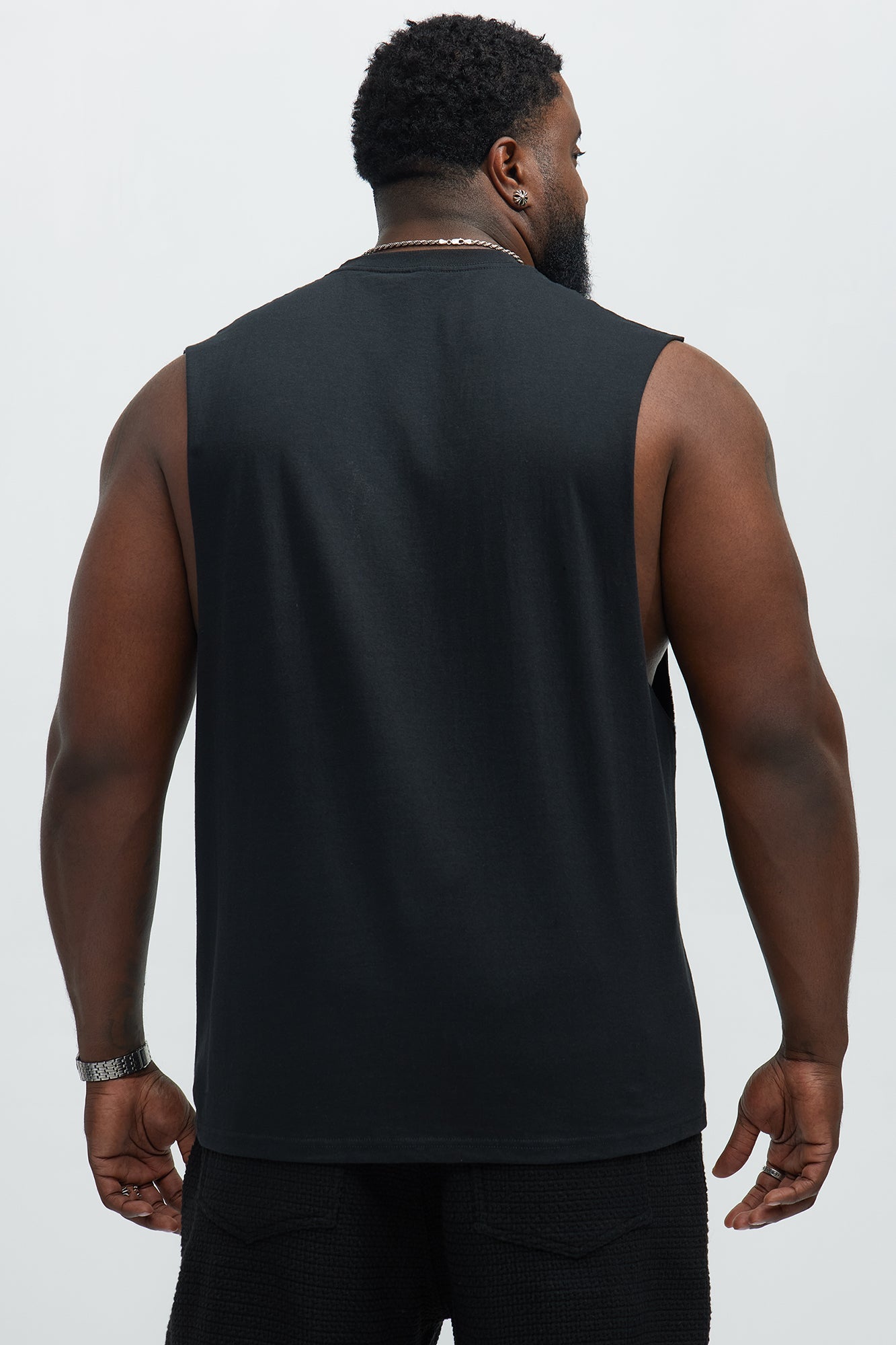 Saint Valley Crest Muscle Tee - Black